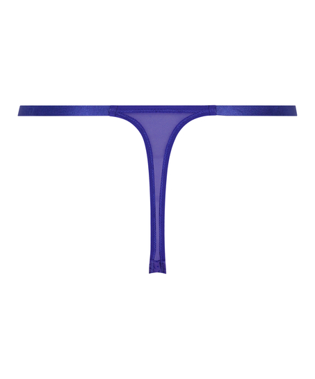 G-streng med h&oslash;y skj&aelig;ring Nikki, Bl&aring;