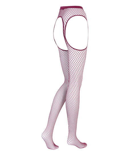 Private Strømpebukse med åpen bakdel, Rød