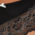 Lacey brasiliansk truse, Svart