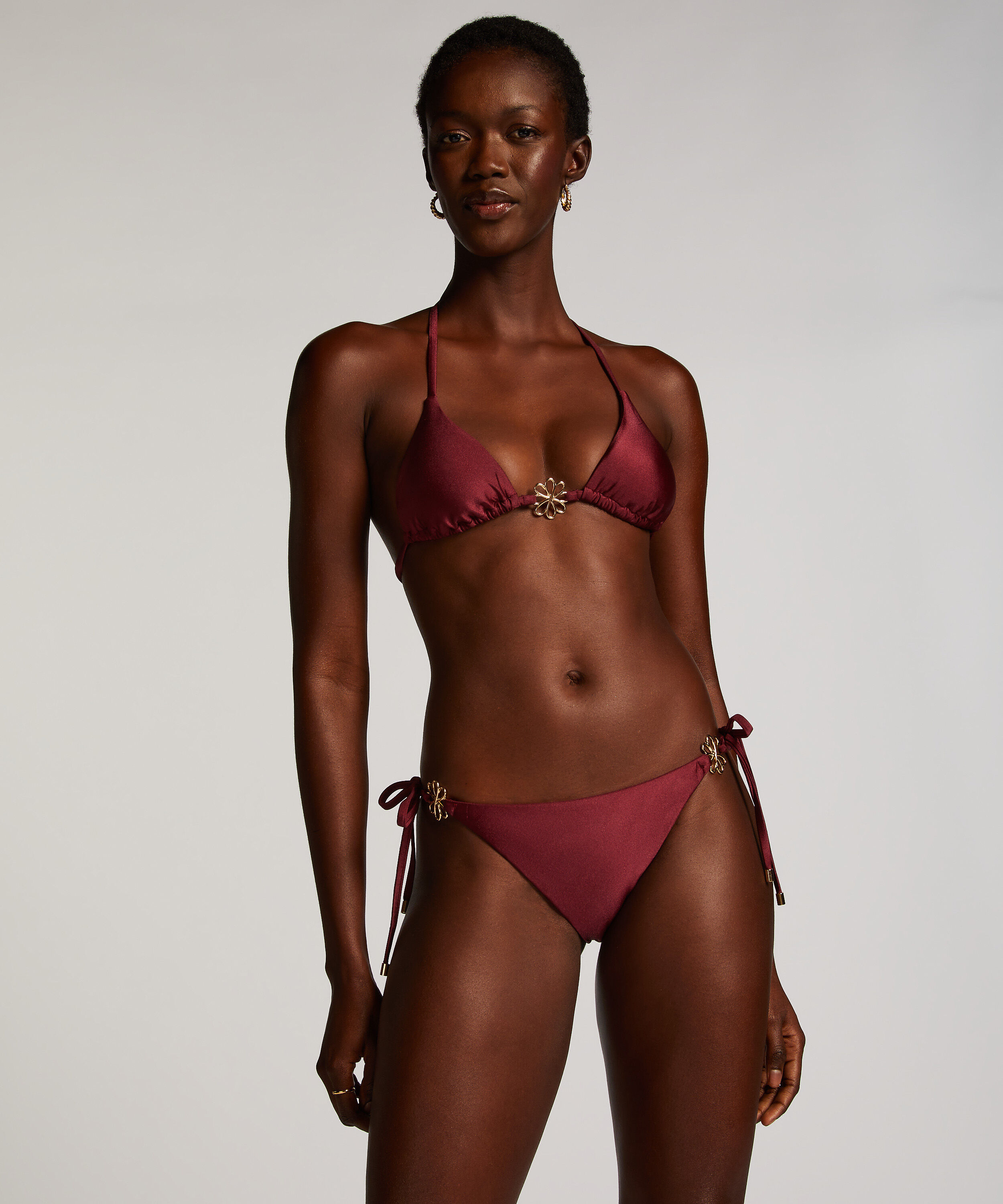 Høykuttet Bikini Underdel Yucatan, Rød