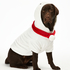 Fleece hunde-onesie, Hvit