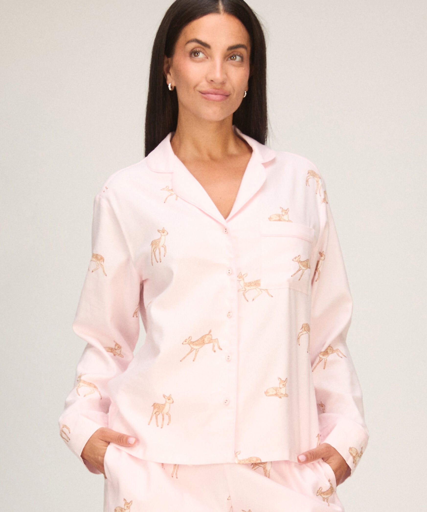Pyjamasjakke Woven