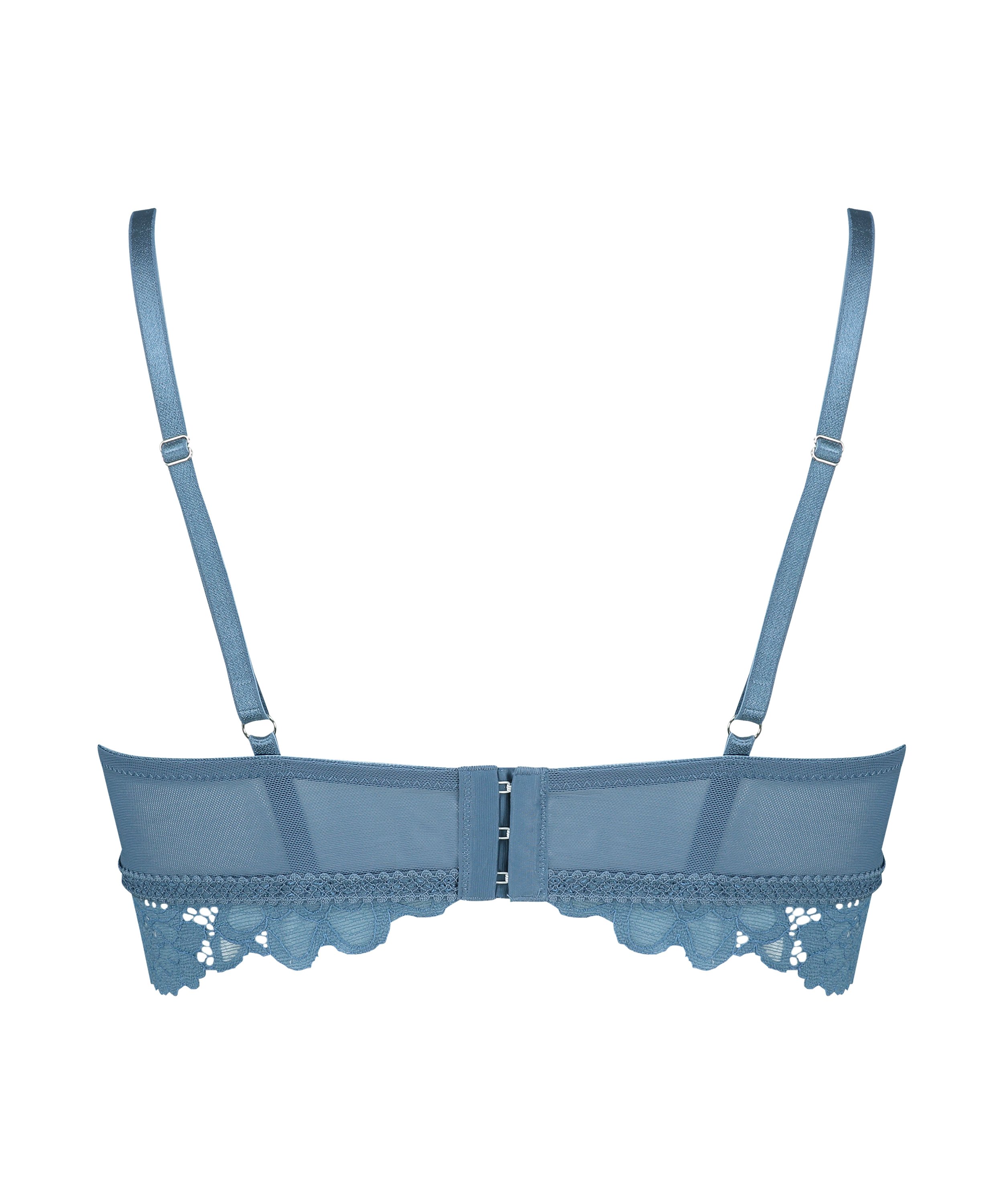 Vattert bh uten bøyle longline Shiloh, Blå, main