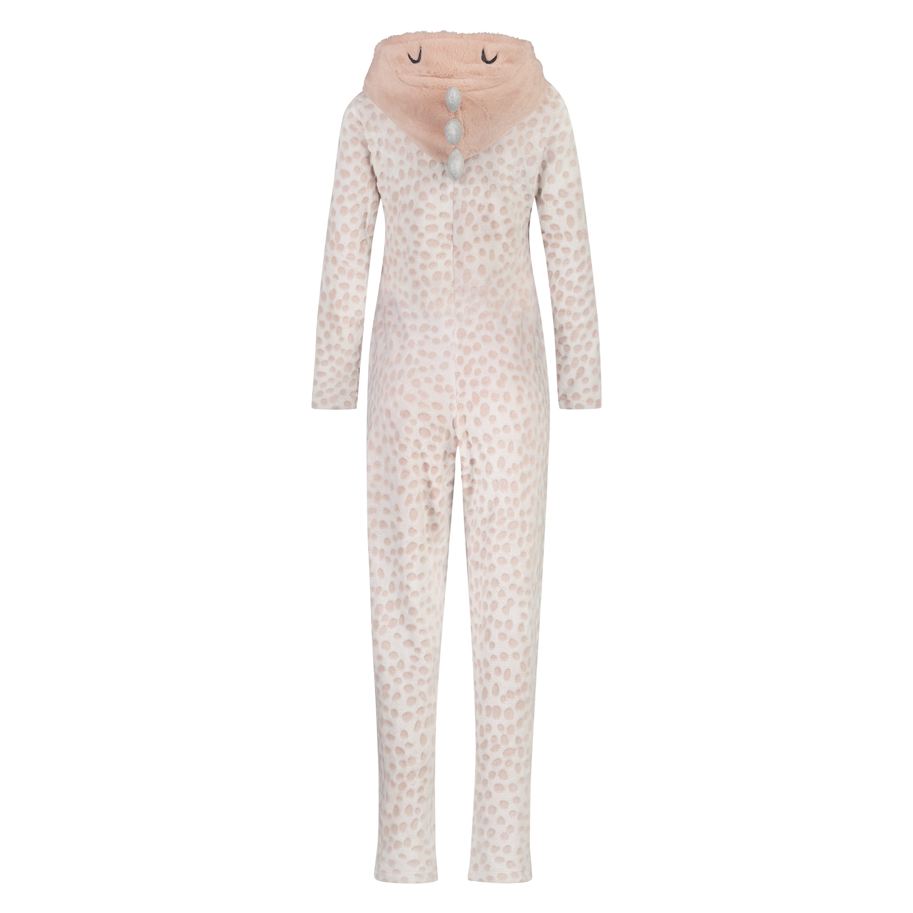 Novelty Fleece Onesie, Rosa, main