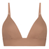 Triangle Bralette Smooth, Brun