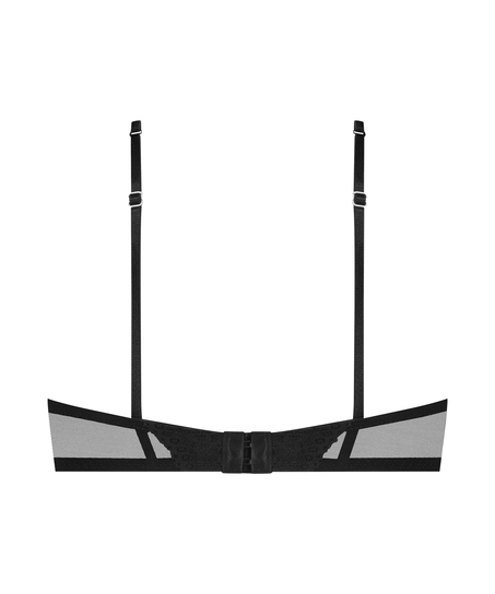 Vattert bh med bøyle Vera, Svart