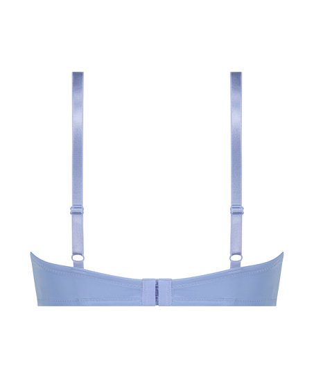 ﻿Vattert bh med bøyle Plunge, Blå
