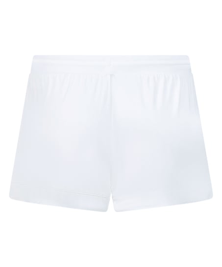 Essential shorts i jerseystoff, Hvit