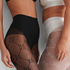 Fishnet HKM x NA-KD panty, Svart