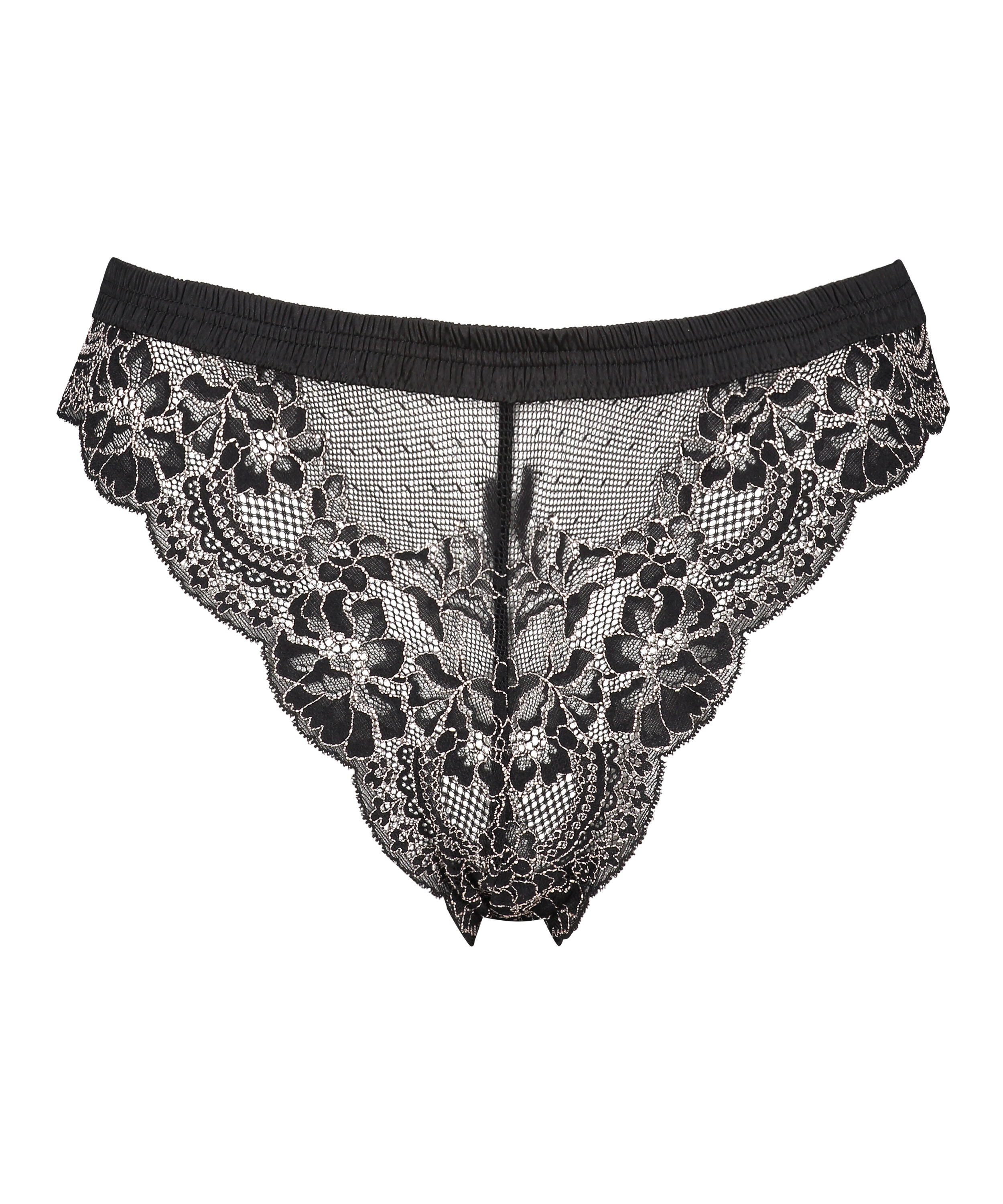 Ivo brasiliansk truse med høy skjæring, Svart