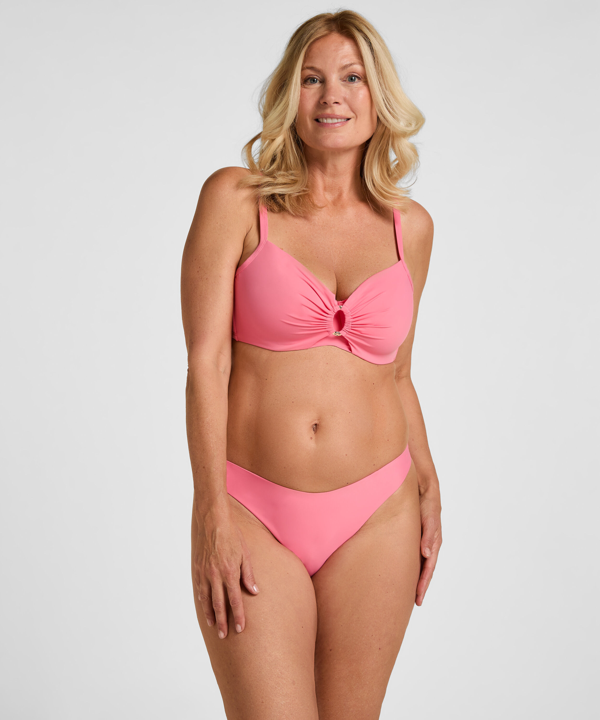 Highleg Bikinibukse Luxe, Rosa Highleg Bikinibukse Luxe, Rosa