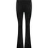 Flared Velvet leggings, Svart