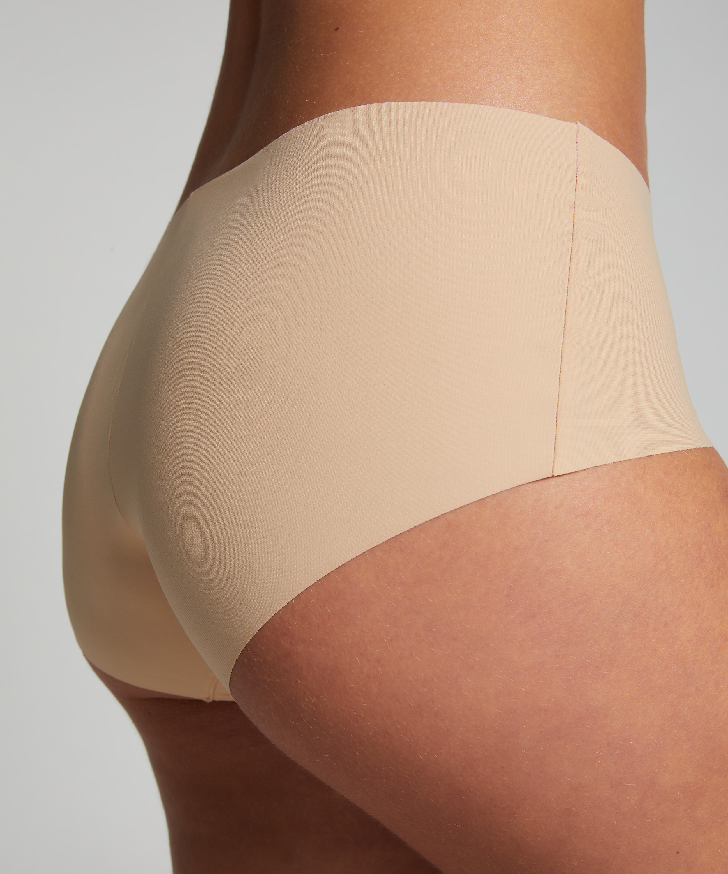 3-pakning Invisible shorts, Beige, main
