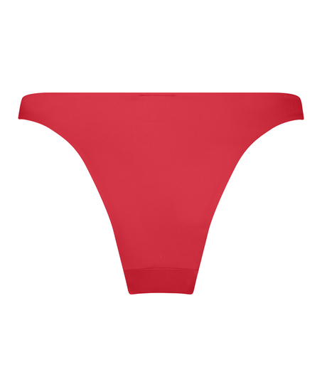 Høykuttet Bikini Underdel Luxe, Rød