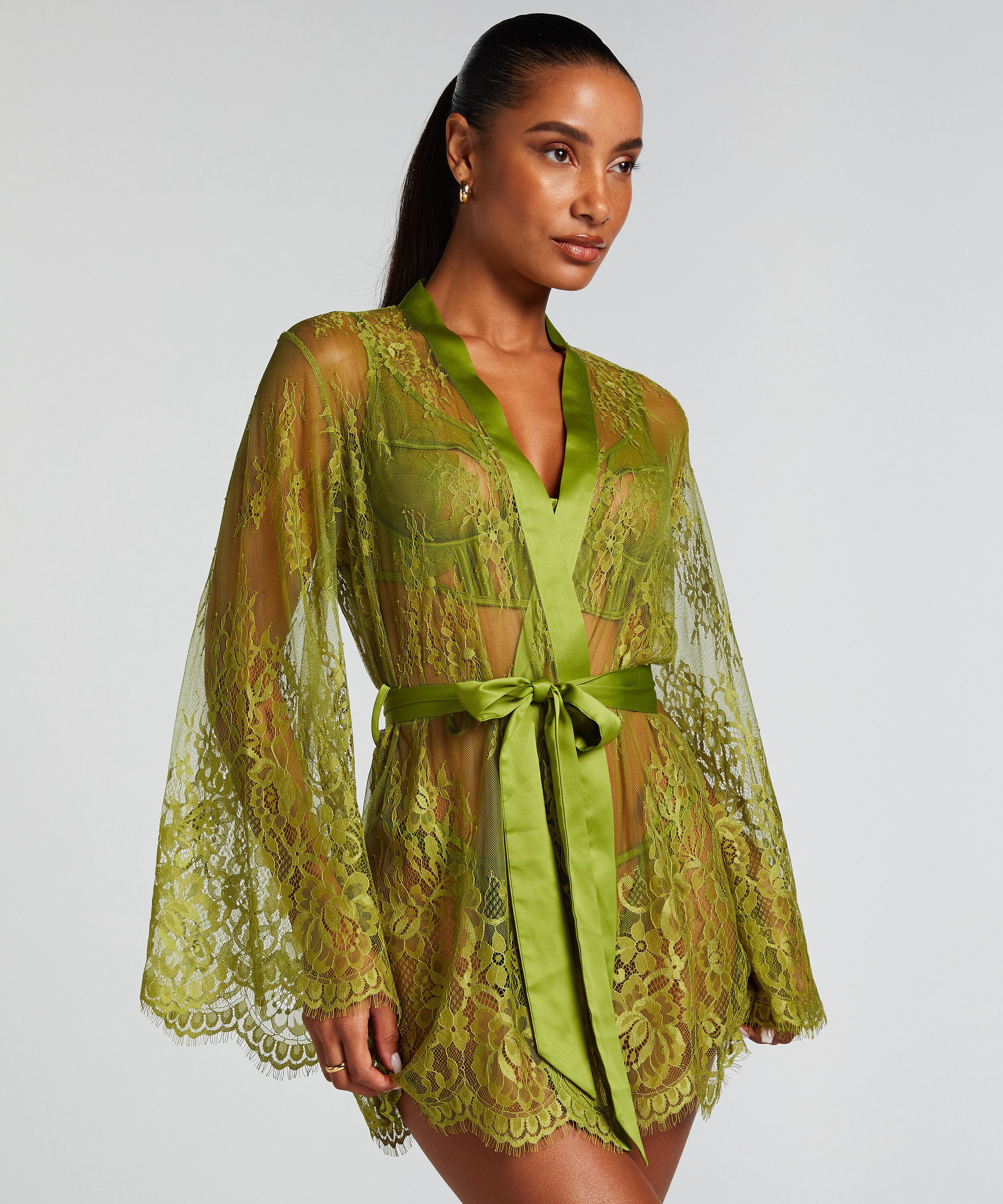 Kimono Lace Isabelle, Grønn