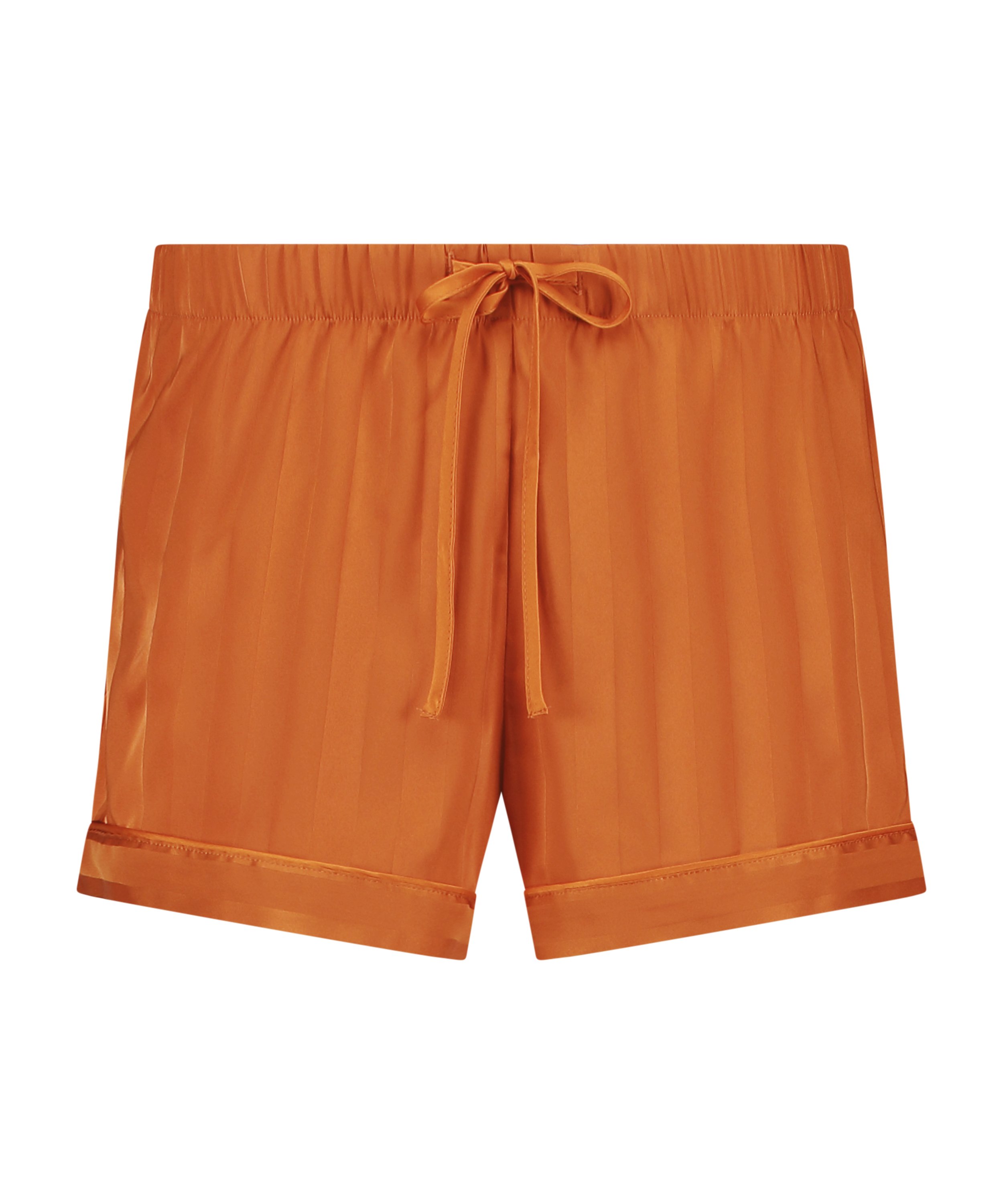 Pyjamasshorts i sateng, Oransje, main