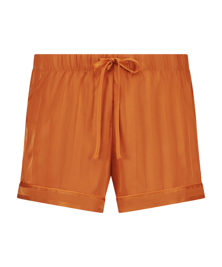 Pyjamasshorts i sateng, Oransje