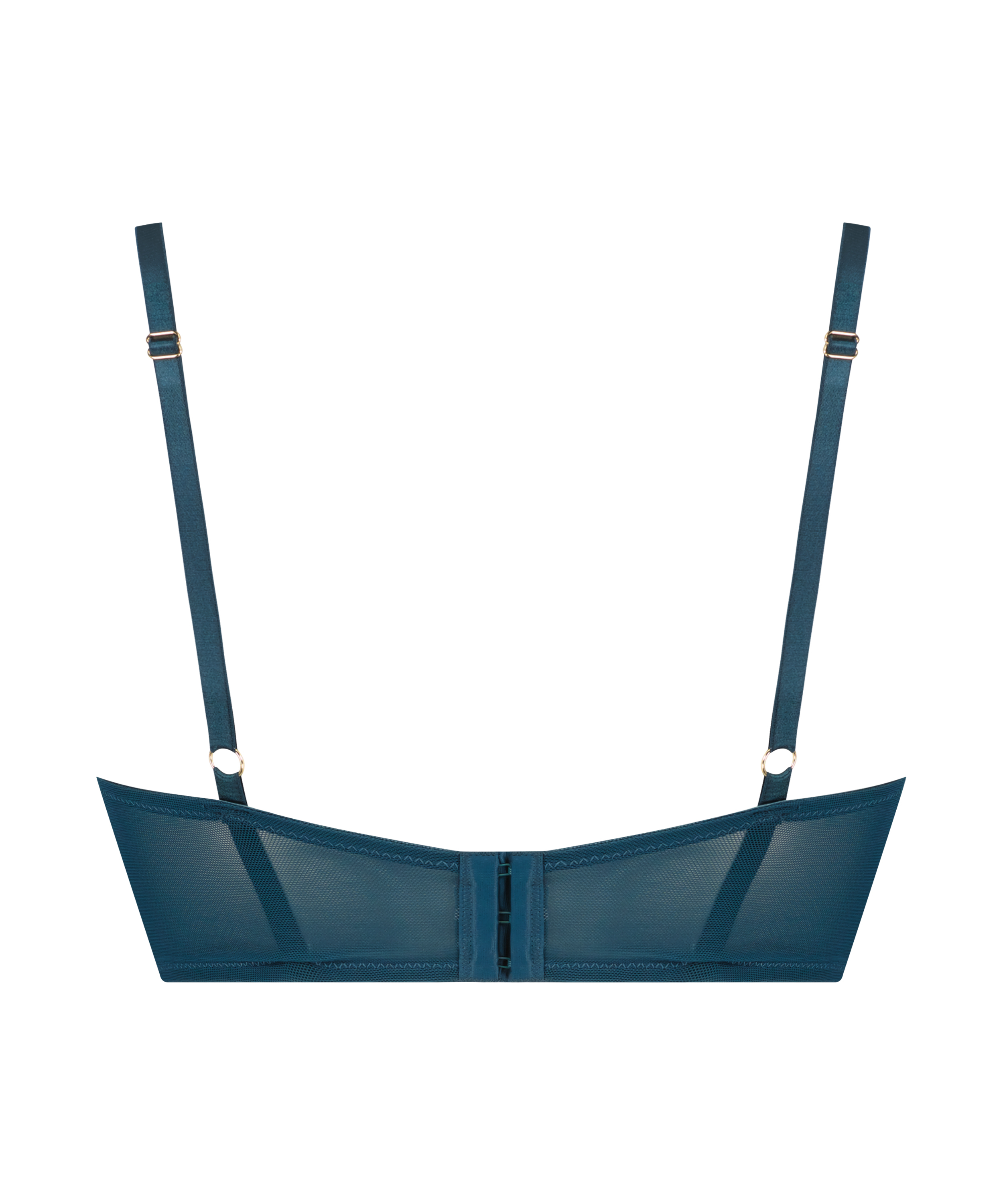 Vattert bh med bøyle push-up Riri, Blå, main
