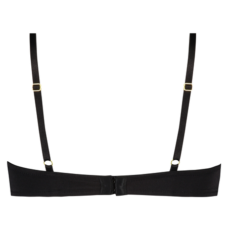 Gigi Padded Underwired Bra Animal Print, Svart