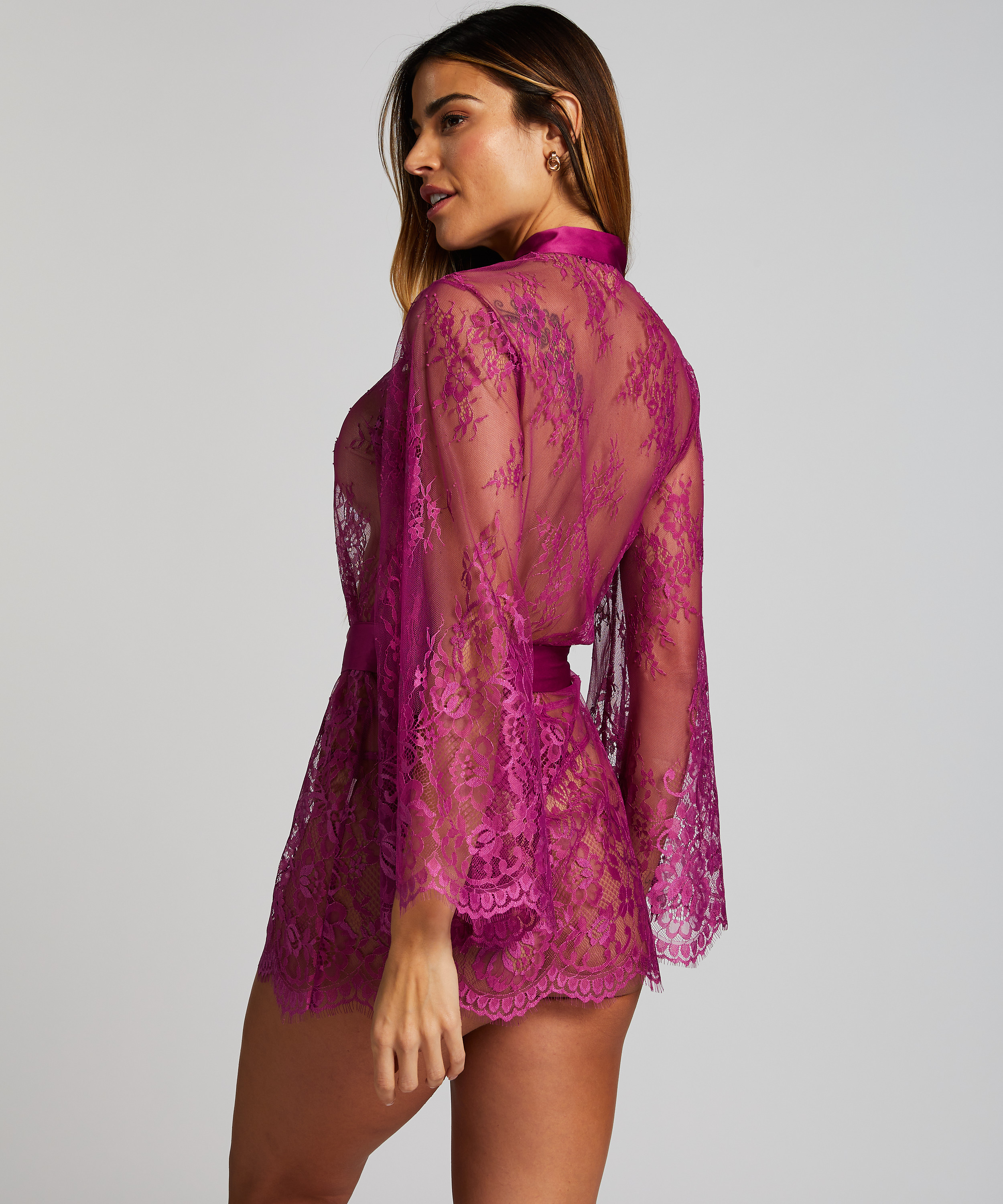 Kimono Lace Isabelle, Lilla, main