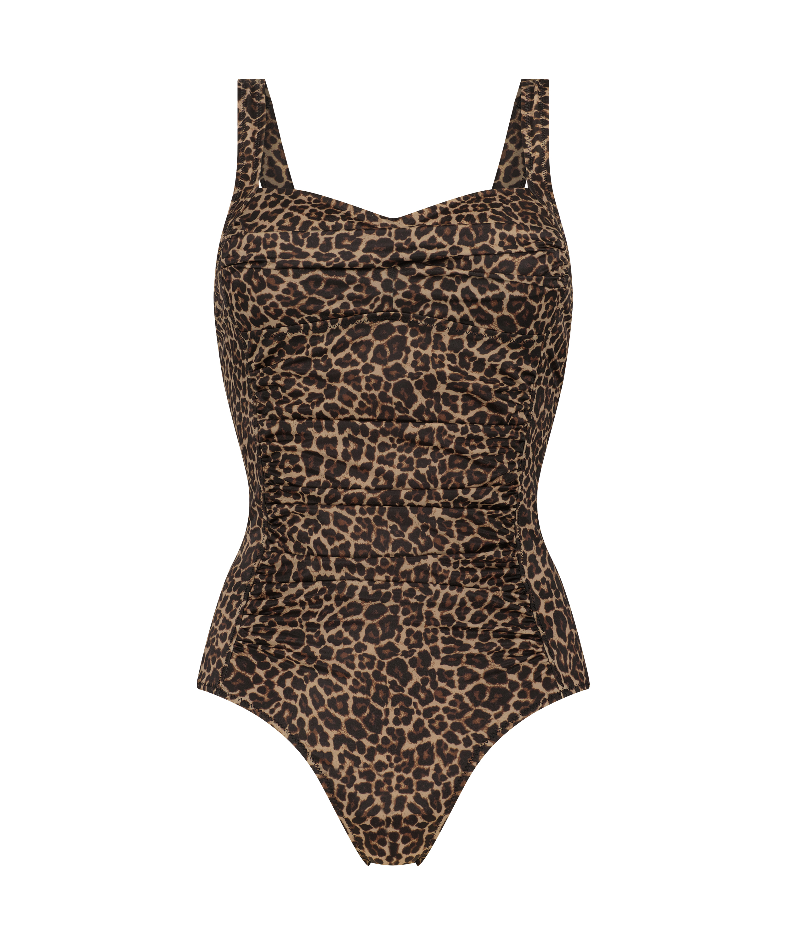 Leopard badedrakt, Brun, main