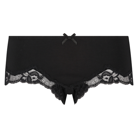 Secret Lace boxer bomull, Svart