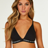 Cutie triangle bralette, Svart