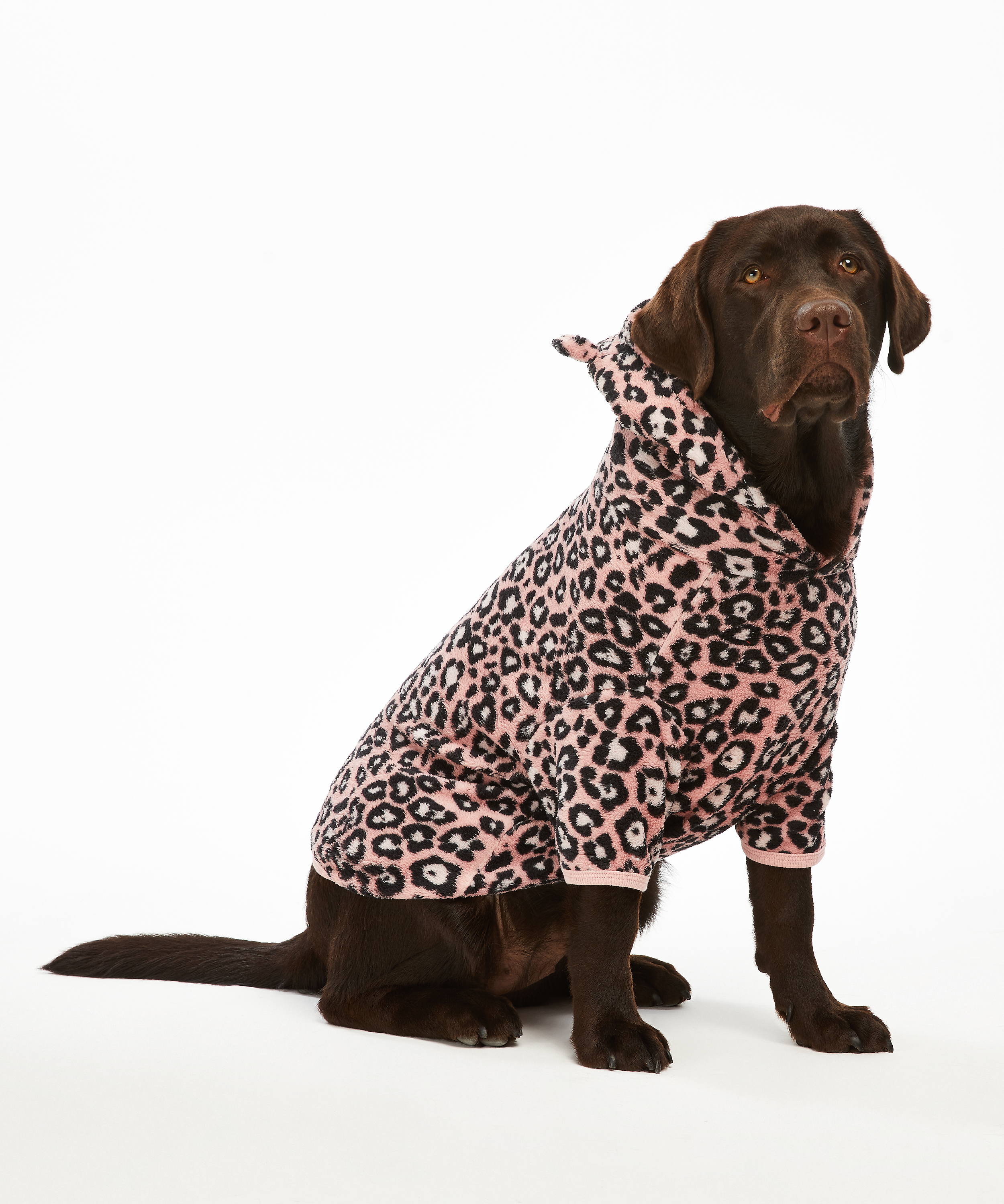 Fleece hunde-onesie, Rosa, main