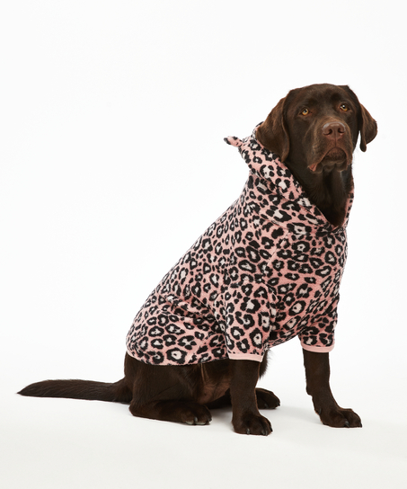 Fleece hunde-onesie, Rosa