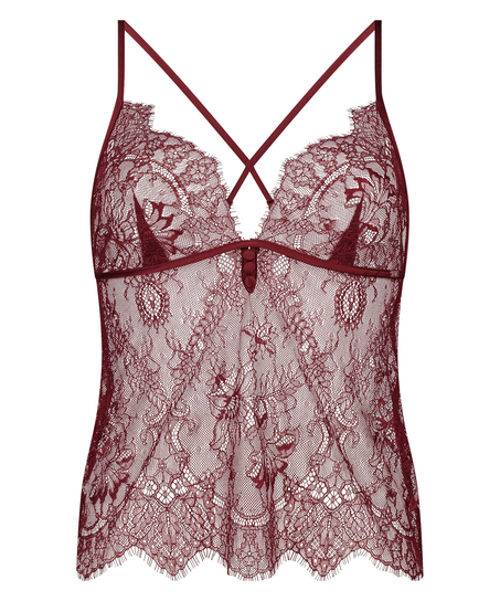 Cami Lace Delphine, Rød