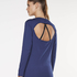 HKMX Strappy Basic Long-Sleeved Sports Top, Blå
