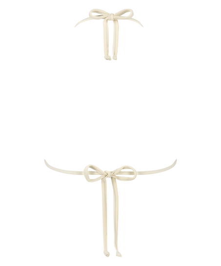 Triangle bikinitopp crochet, Hvit