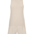 Pyjamasett med Singlet i Jersey, Beige