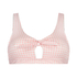 Seychelles bikini crop top, Rosa