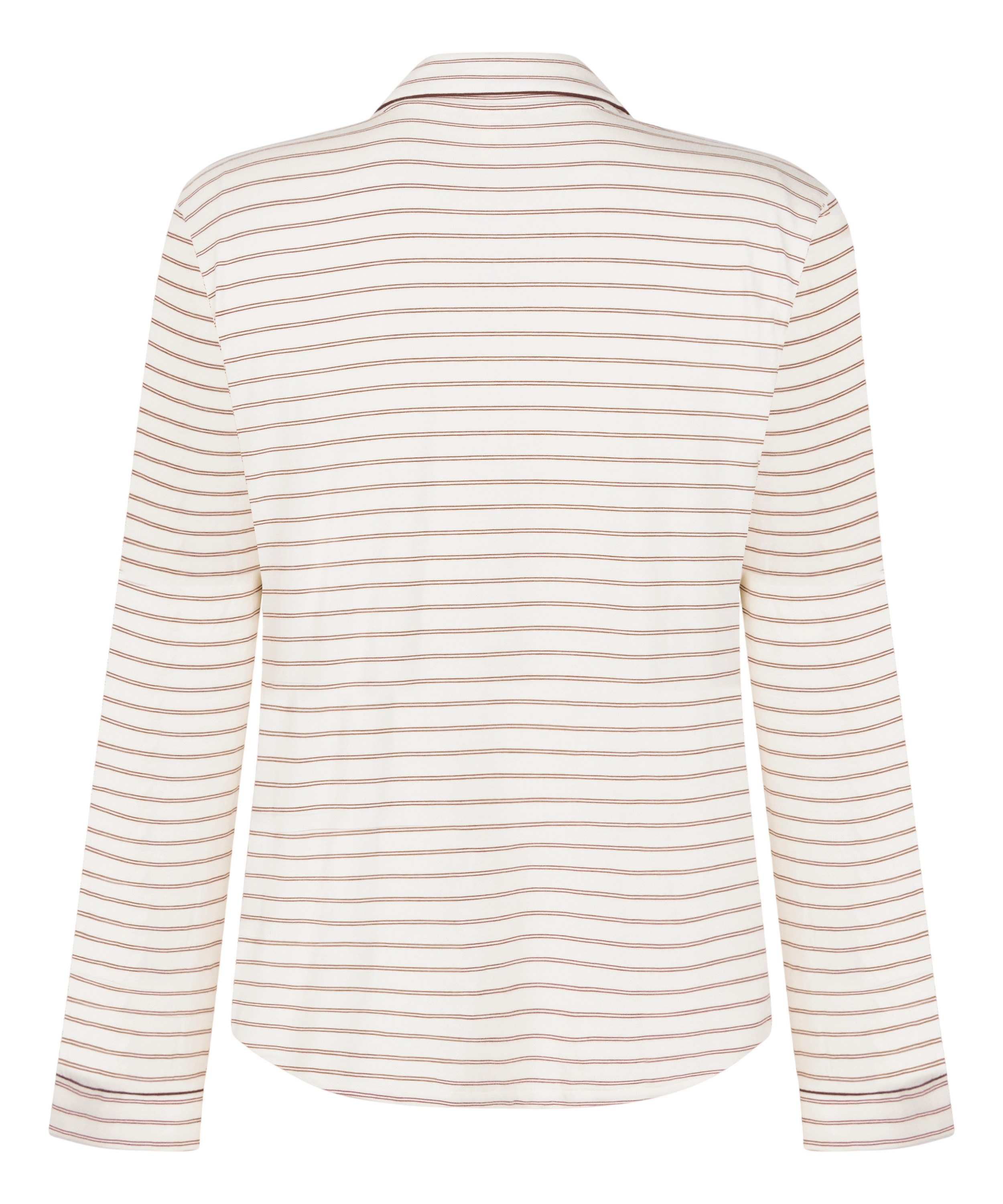 Essential langermet jakke i jerseystoff, Hvit, main