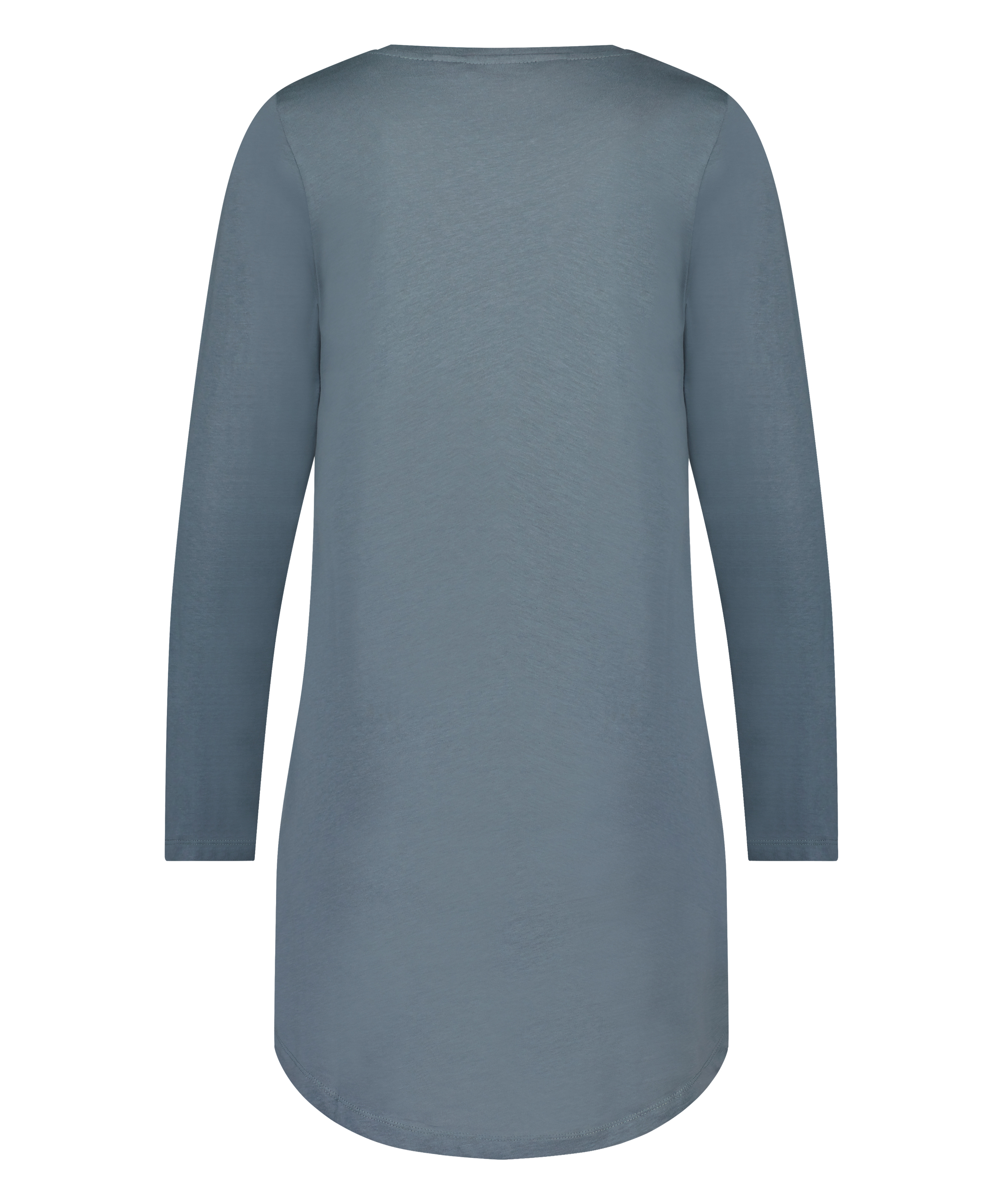Round Neck Nightshirt, Bl&aring;, main