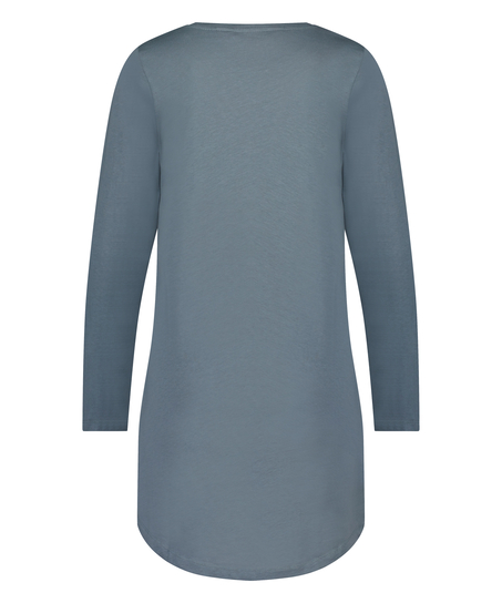 Round Neck Nightshirt, Bl&aring;