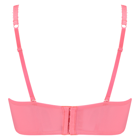 Padded underwired longline bra Theresa, Oransje