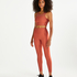 HKMX Shine on cropped sportstanktopp, Brun