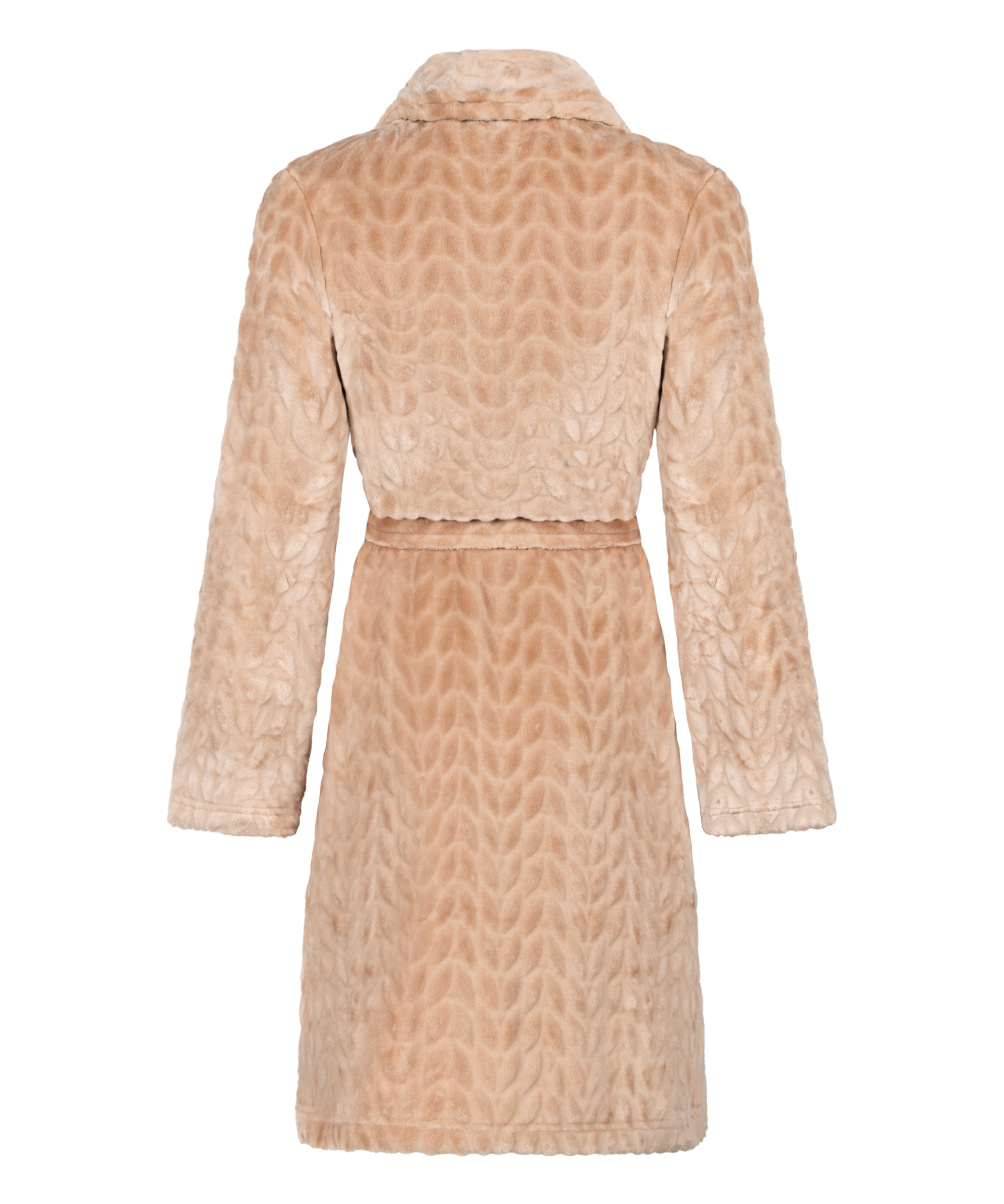 K&aring;pe i kort fleece, Beige, main