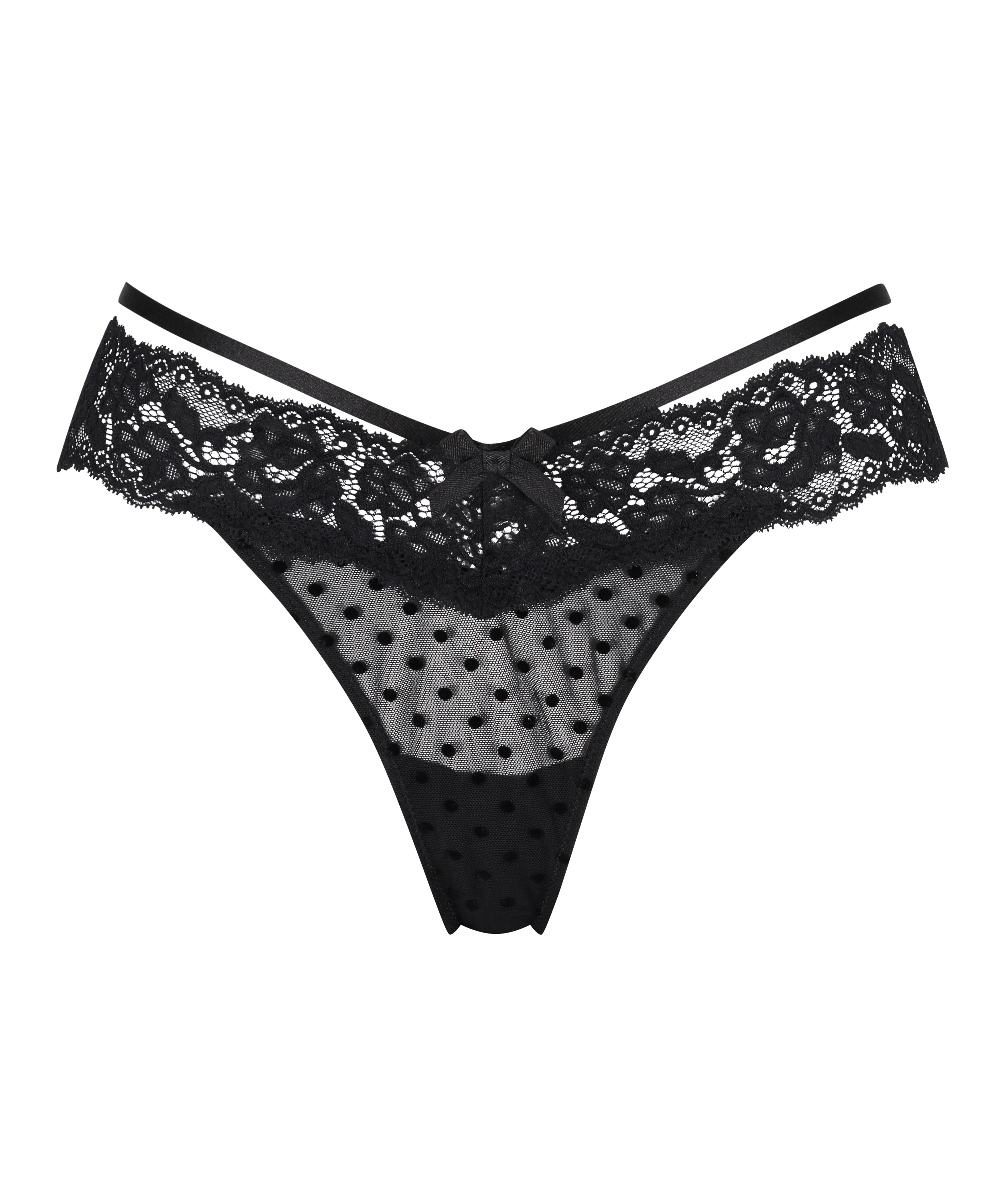 Ekstra lav g-streng Jada, Svart, main