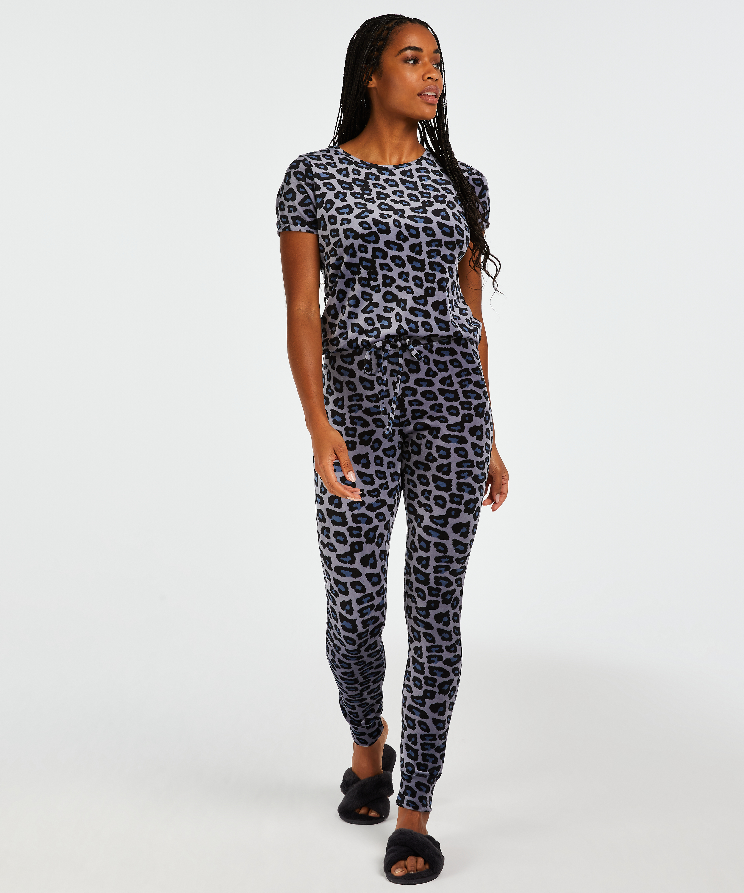 Velvet leggings, Gr&aring;, main