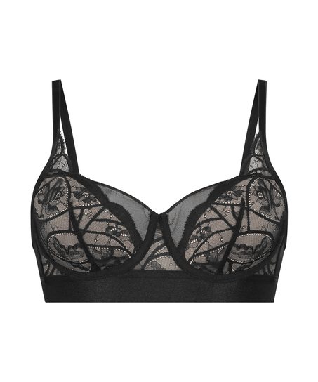 Polstret longline spile-BH Luna, Svart