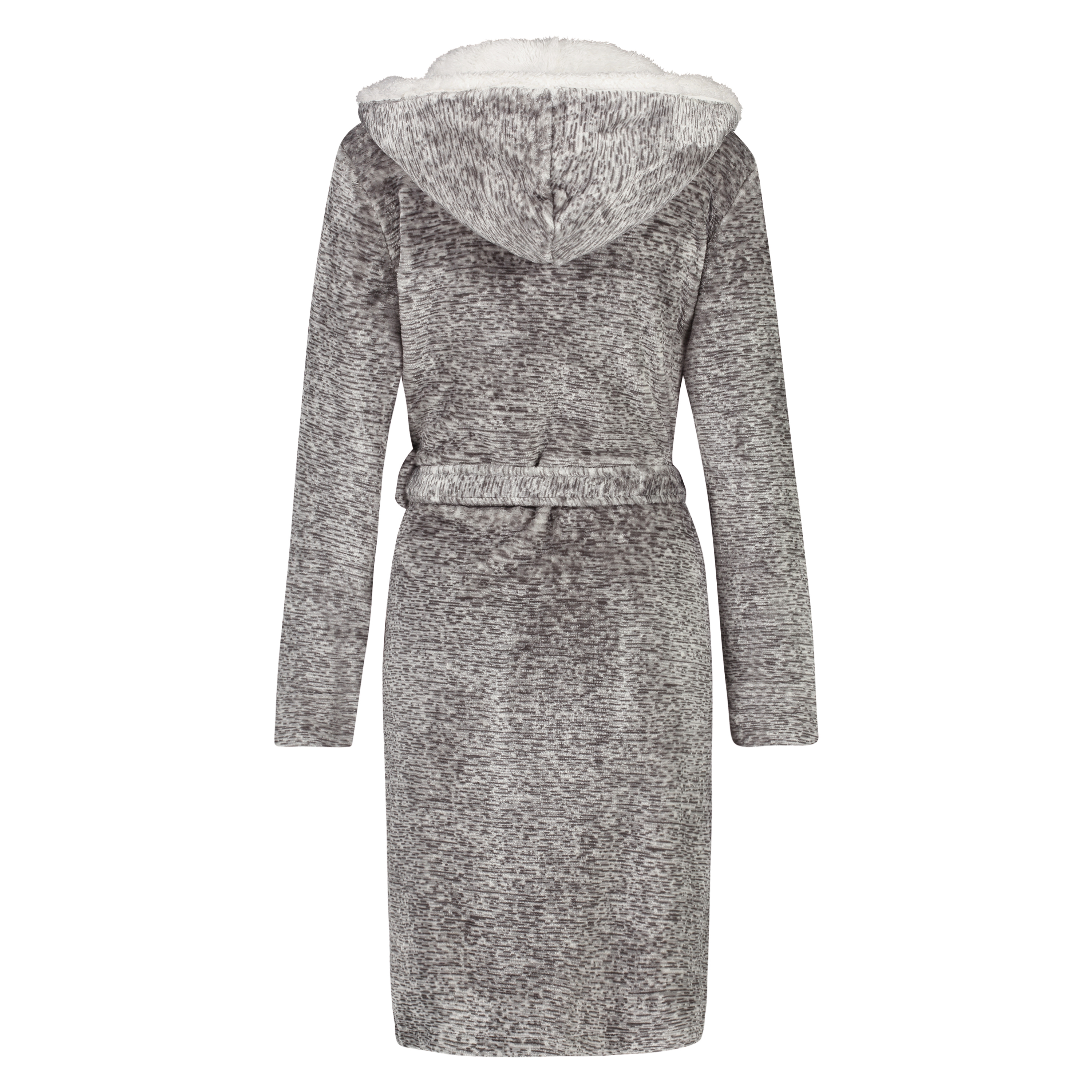 Fleece Bathrobe, Gr&aring;, main