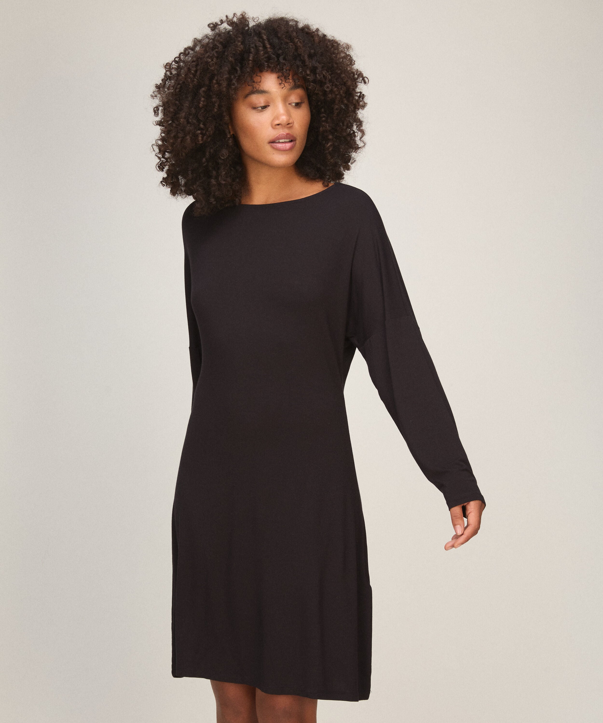Nightshirt Jersey Essential, Svart Nightshirt Jersey Essential, Svart