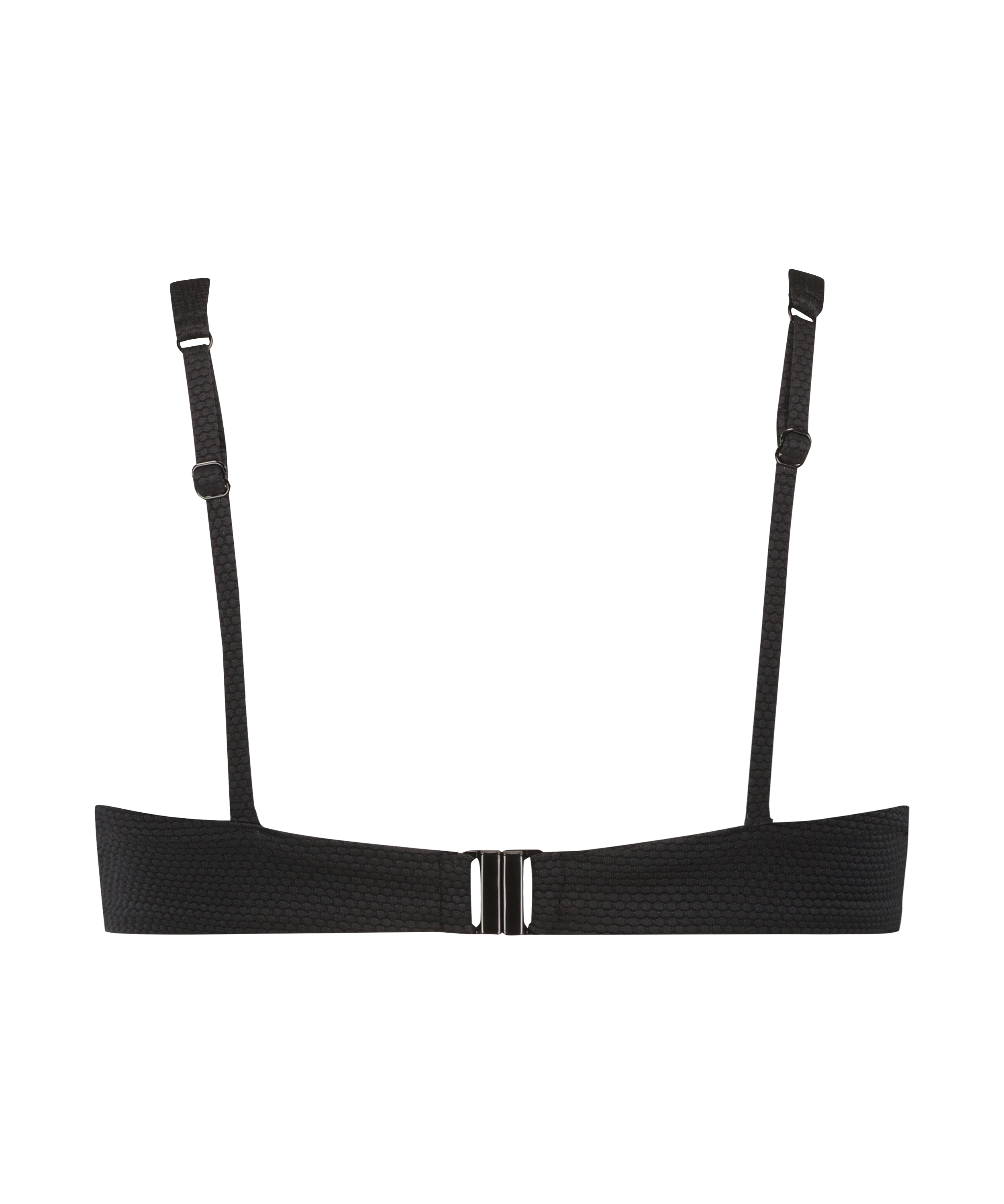 Upolstret bikinitopp med spiler Scallop, Svart, main