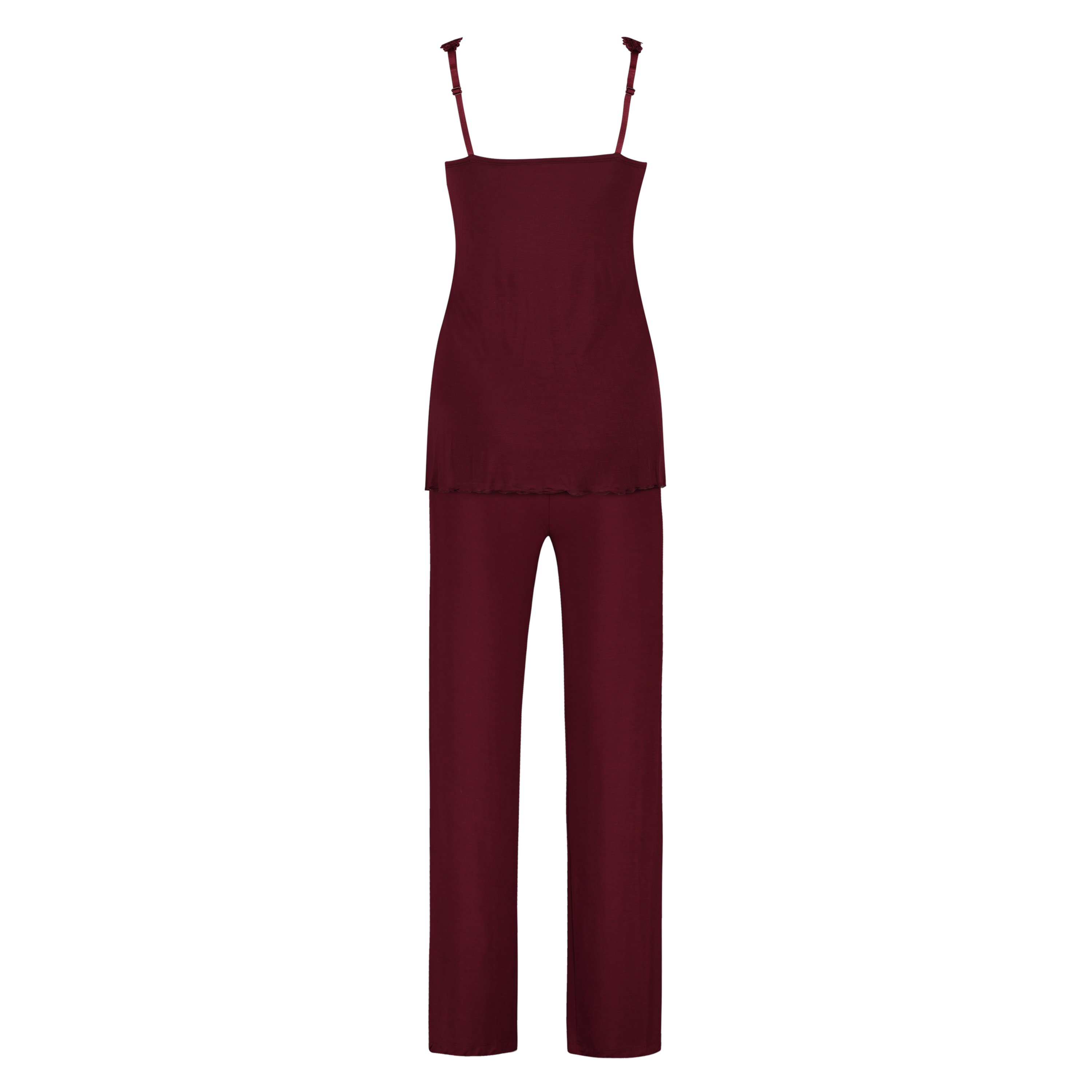 Modal pyjamassett i blonde, R&oslash;d, main