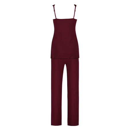 Modal pyjamassett i blonde, R&oslash;d