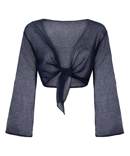 Strand Strikketopp, Blå