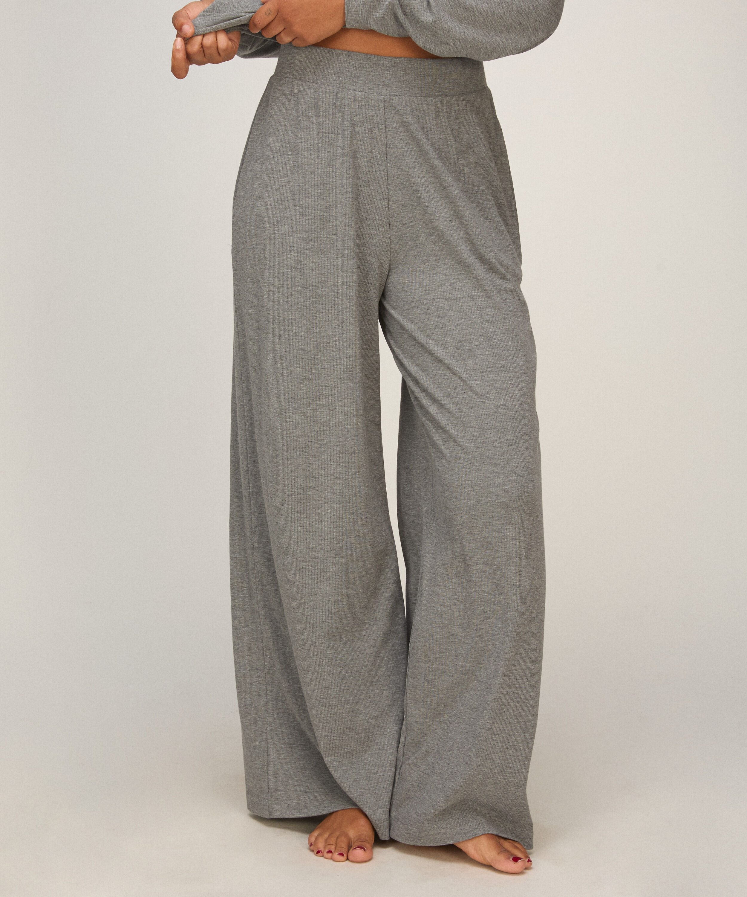 Pant Premium Rib Jersey, Grå Pant Premium Rib Jersey, Grå
